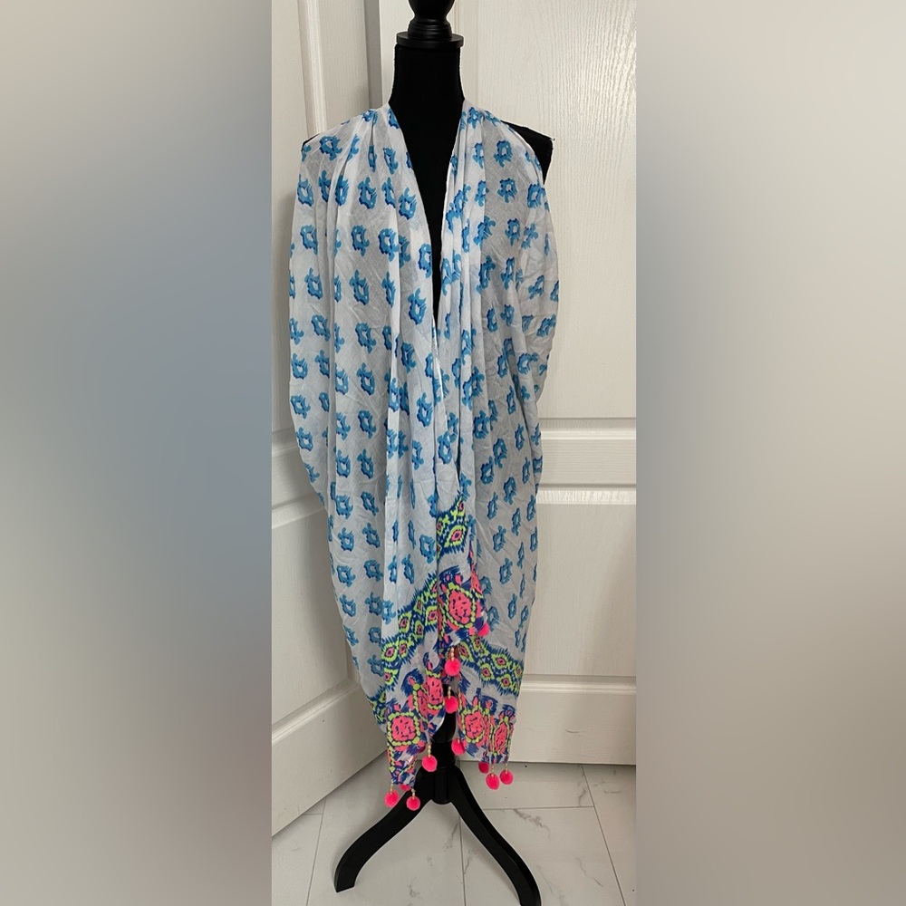 Lilly Pulitzer wrap beach cover dress scarf one size fits M best - Picture 2 of 11